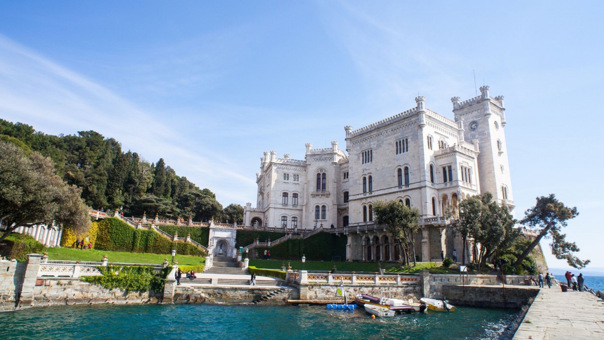 Miramare Castle and Duino, two castles overlooking the sea in Friuli Venezia Giulia